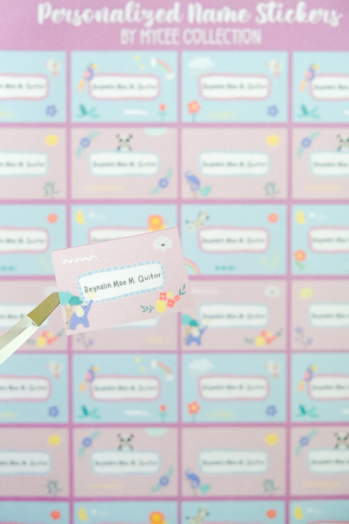 Personalized Name Sticker Labels