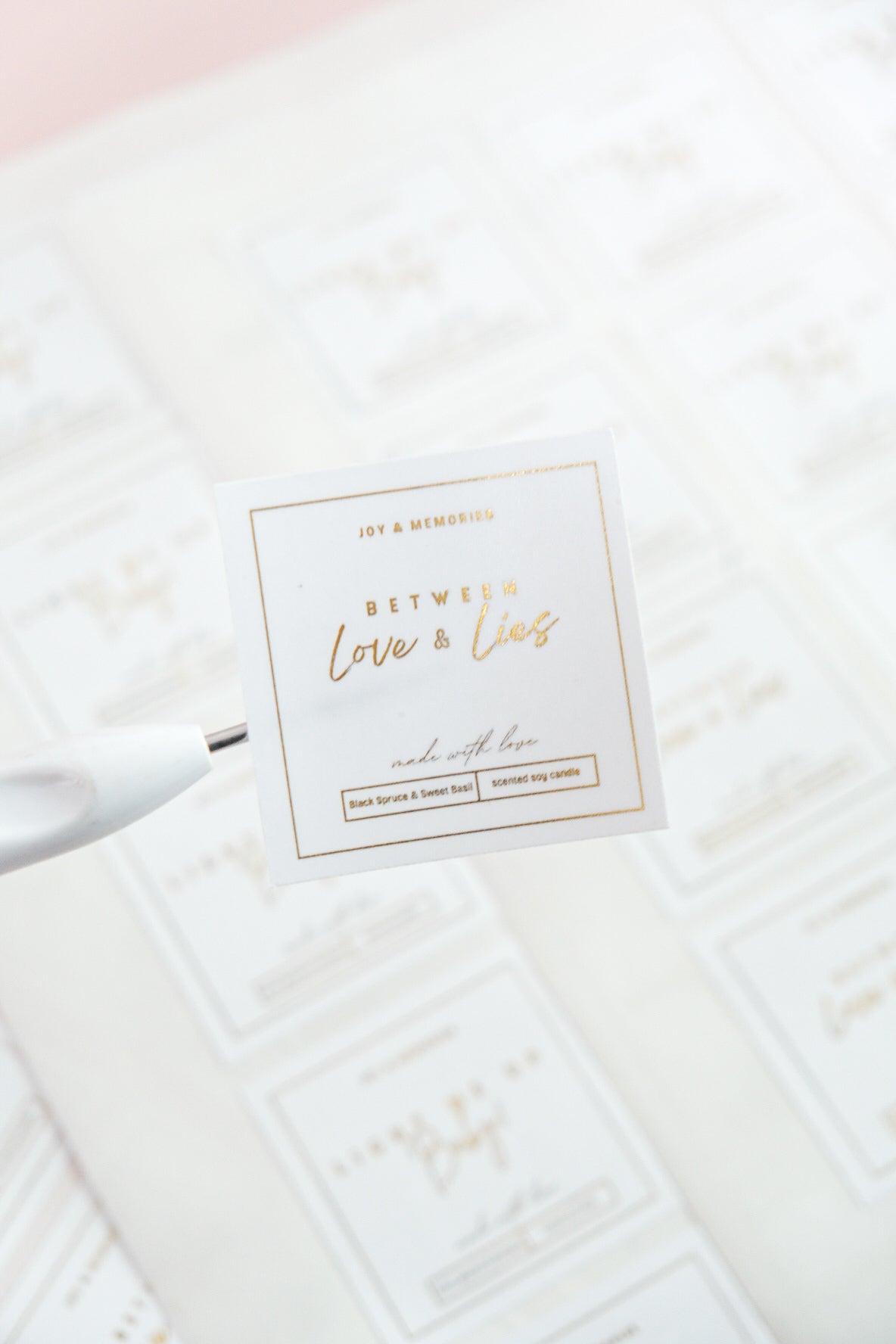 A4 Pre-cut Foiled Premium Sticker Labels