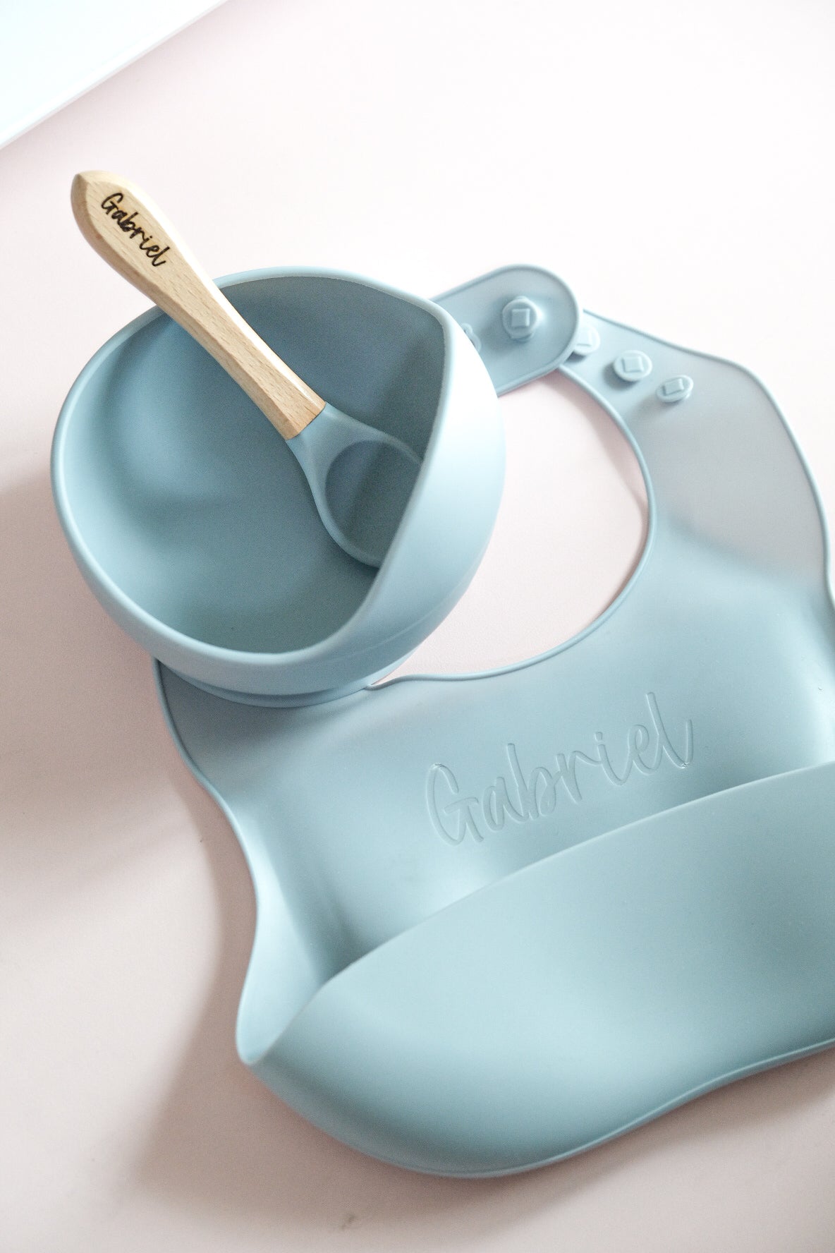 Personalized Baby Feeding Silicone Set
