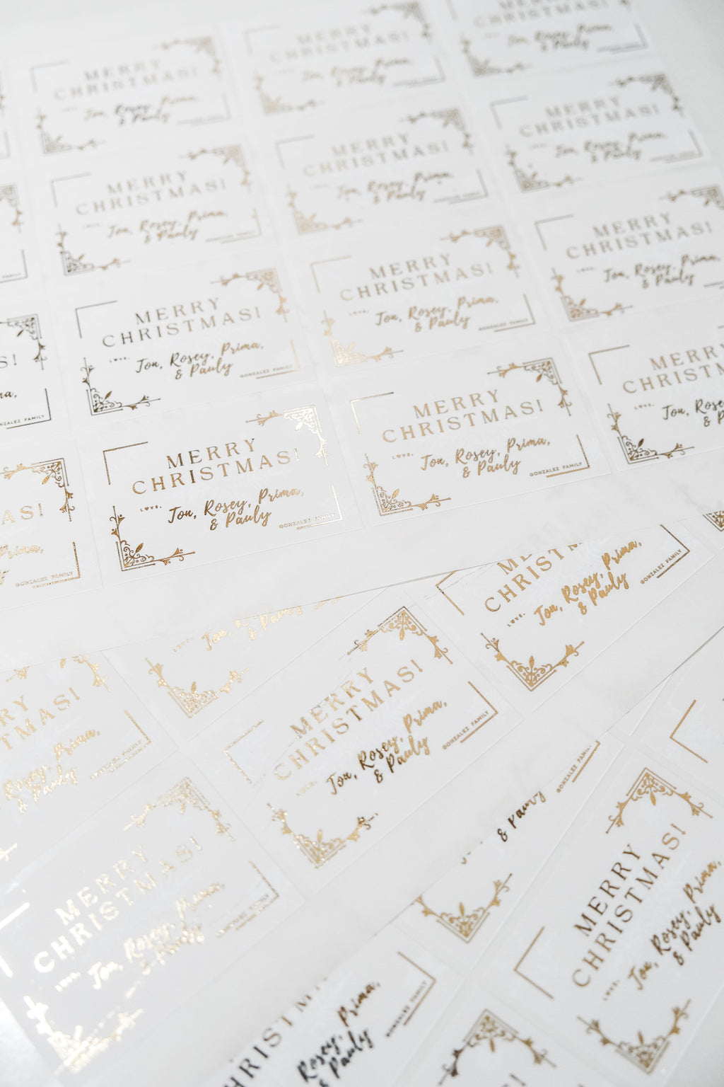 A4 Pre-cut Foiled Premium Sticker Labels