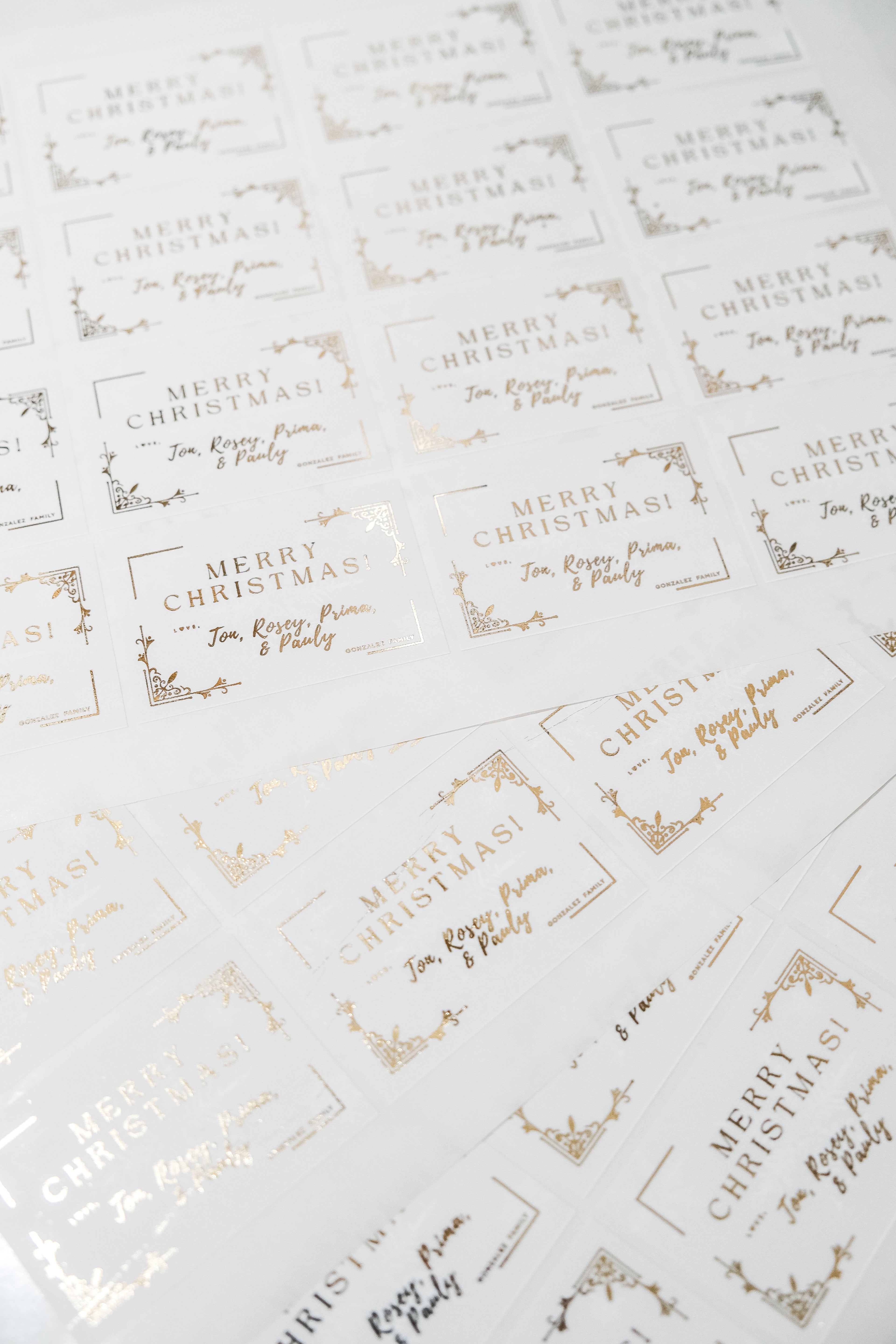 A4 Pre-cut Foiled Premium Sticker Labels