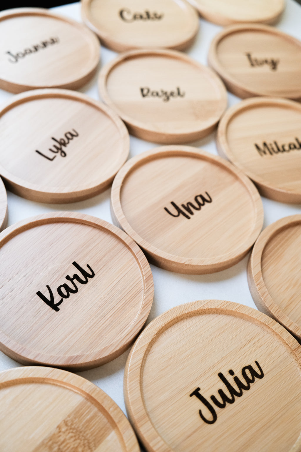 Laser Engraved Wooden Coaster