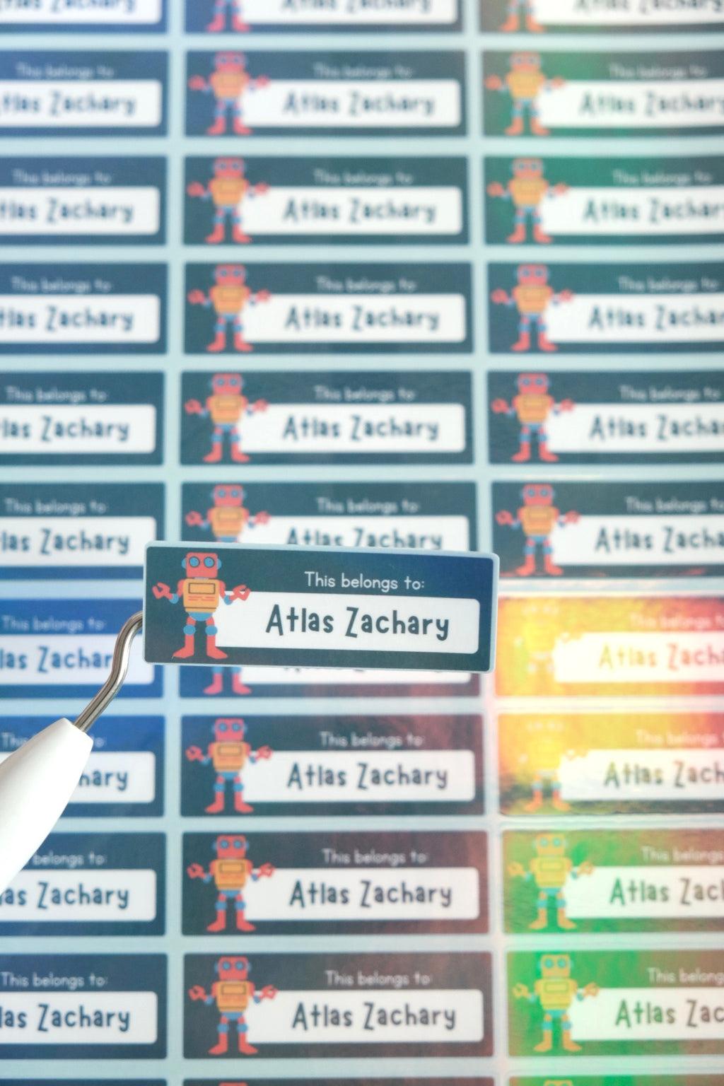 Personalized Name Sticker Labels