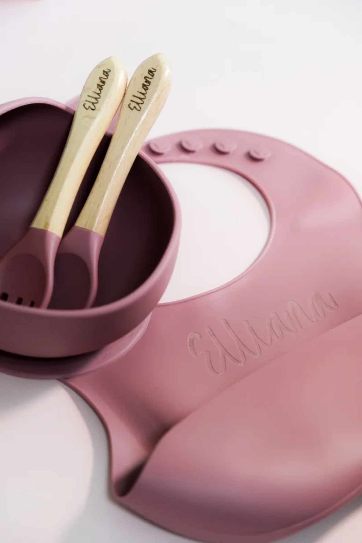 Personalized Baby Feeding Silicone Set
