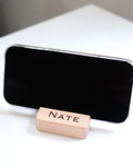 Personalized Wooden Phone Stand