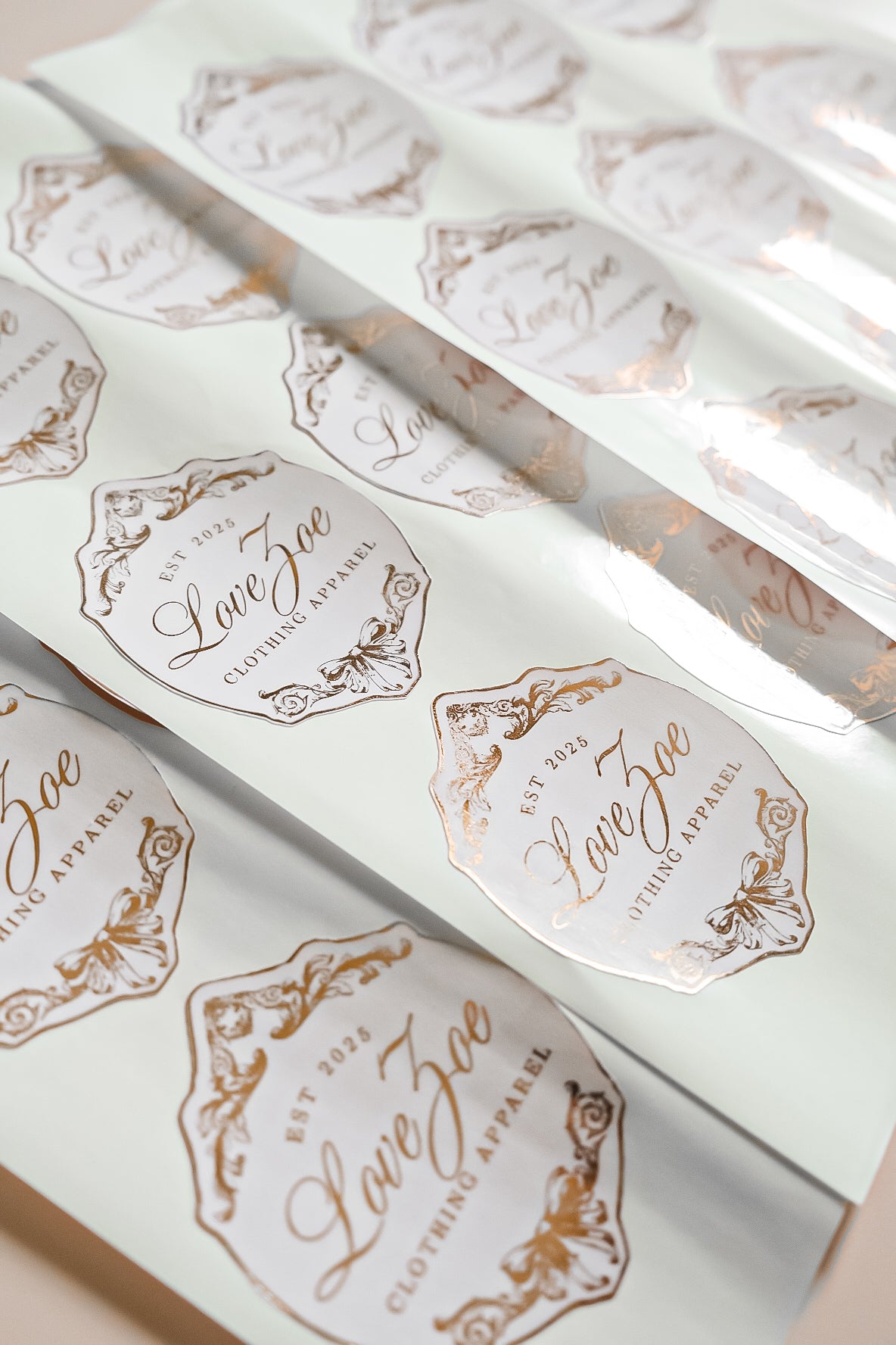 A4 Pre-cut Foiled Premium Sticker Labels