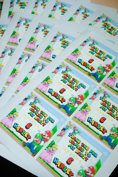 A3/A4 Pre-Cut Sticker Label / Logo Sticker / Personalized Sticker