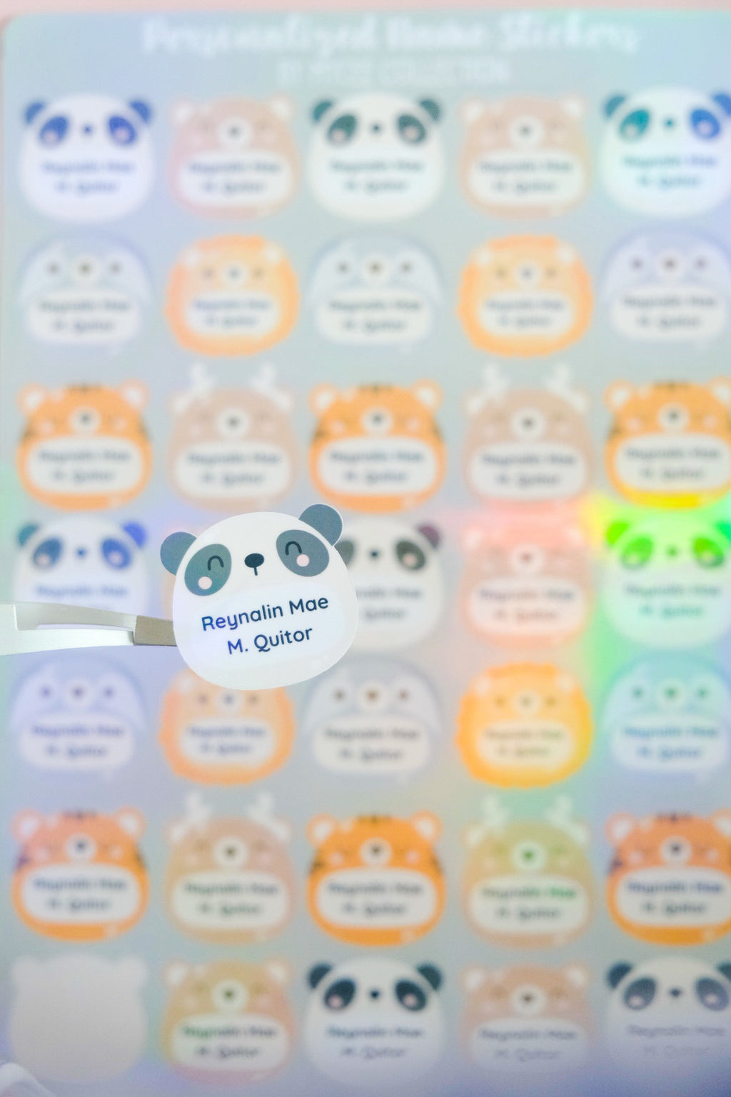 Personalized Name Sticker Labels