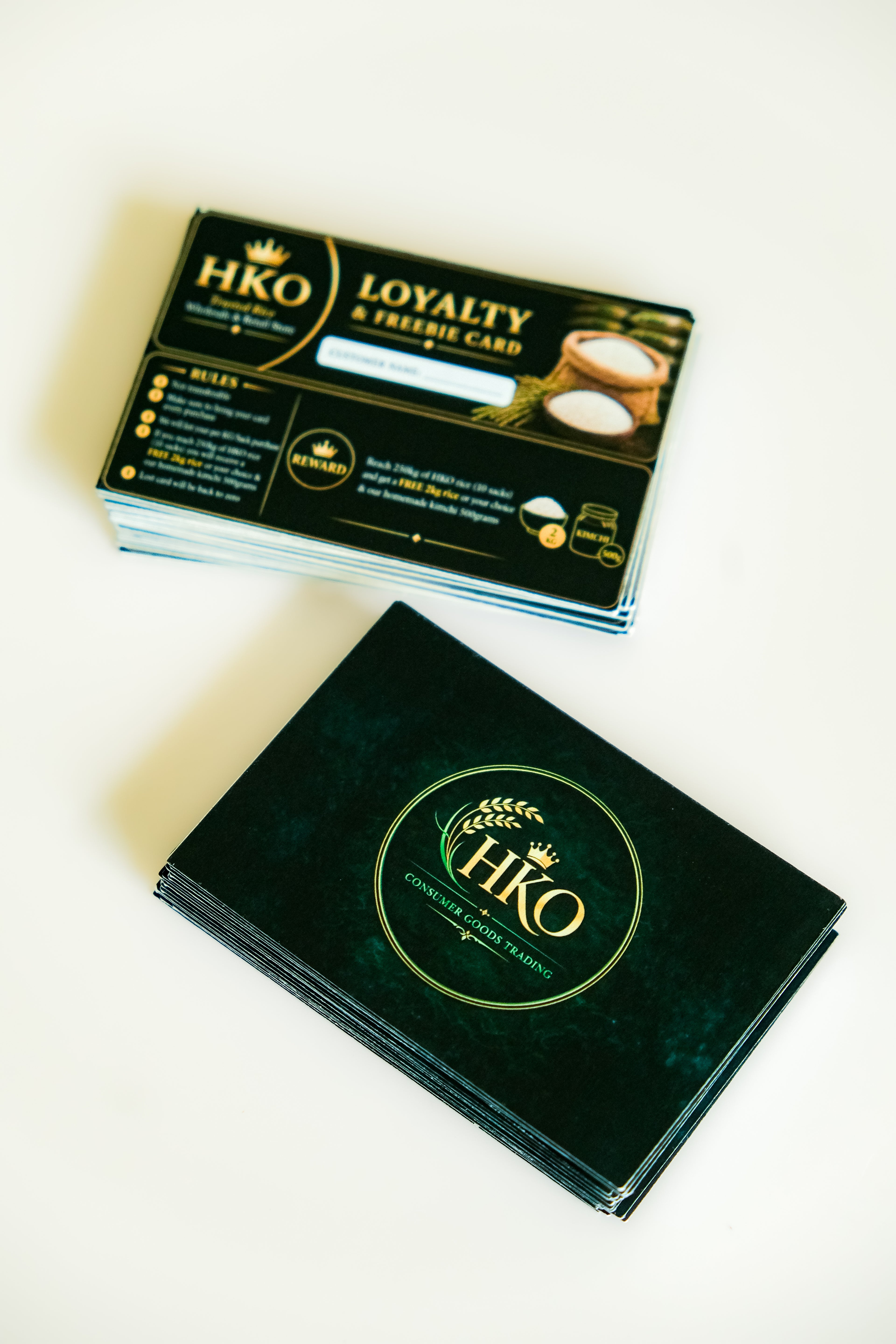 Custom Calling Cards / Loyalty Cards / Thank You Cards
