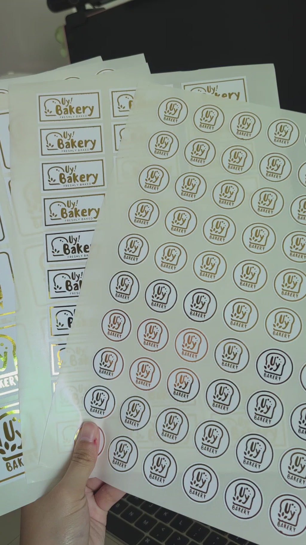 A4 Pre-cut Foiled Premium Sticker Labels