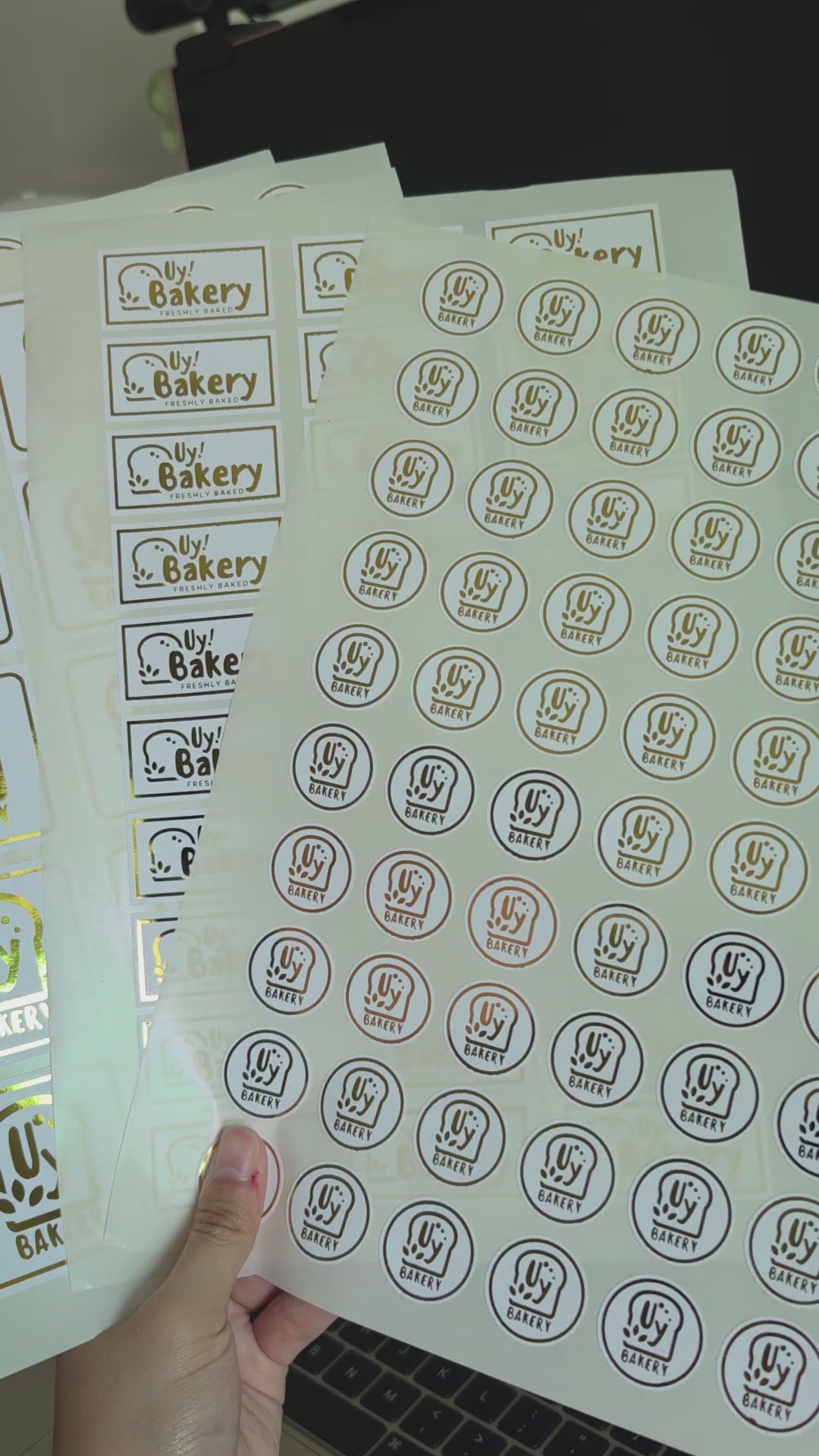 A4 Pre-cut Foiled Premium Sticker Labels