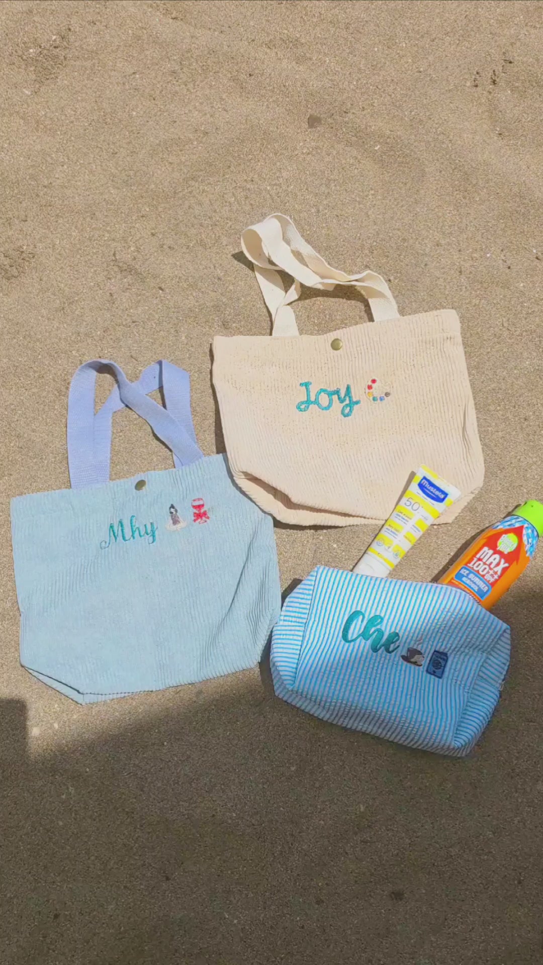 Stripe Pouch